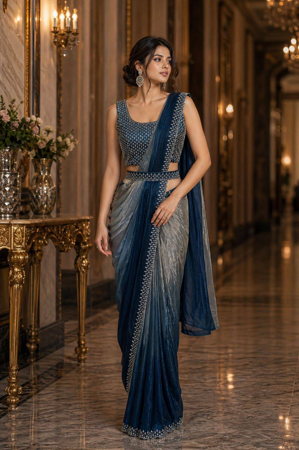 A501 By Amoha Trendz 01 To 03 Series Indian Traditional Wear Collection Fancy Colorful Party Wear Stitched Sarees At Wholesale Price
